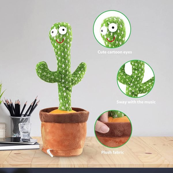 Dancing Talking Cactus – Musical Kids Plush Toy