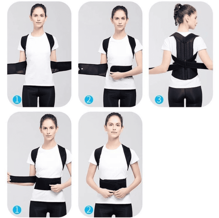 Adjustable Posture Back Belt – Spine Corrector
