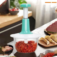 Manual Hand Push Chopper – 2L Vegetable Dicer