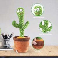 Dancing Talking Cactus – Musical Kids Plush Toy