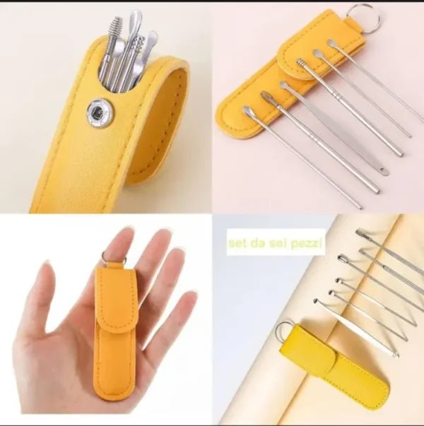 Ear Wax Cleaning Kit – 6 Pcs Stainless Steel Picks
