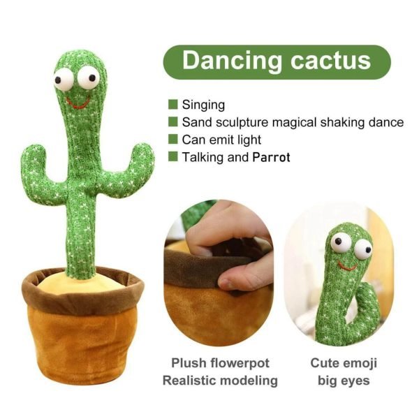 Dancing Talking Cactus – Musical Kids Plush Toy