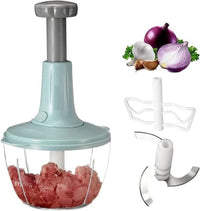 Manual Hand Push Chopper – 2L Vegetable Dicer