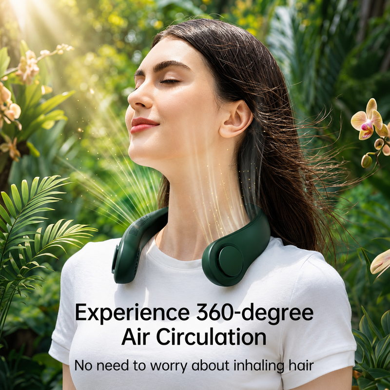 Portable Rechargeable Neck Fan