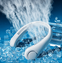 Portable Neck Fan – Bladeless Rechargeable Cooler
