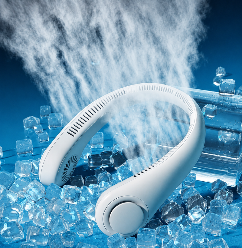Portable Rechargeable Neck Fan