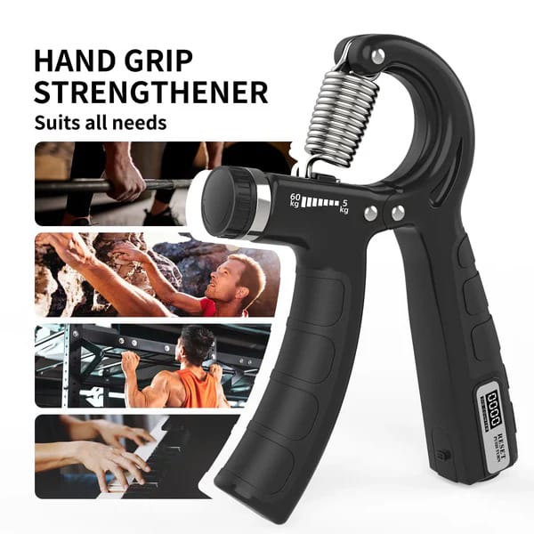 Hand Gripper with Counter – Adjustable Strength Trainer