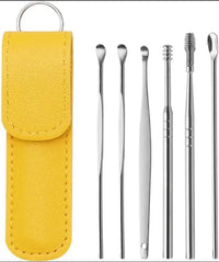 Ear Wax Cleaning Kit – 6 Pcs Stainless Steel Picks