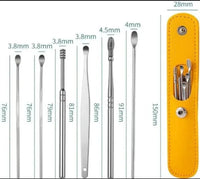 Ear Wax Cleaning Kit – 6 Pcs Stainless Steel Picks