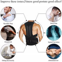 Adjustable Posture Back Belt – Spine Corrector