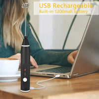 Electric Milk Frother – Coffee & Latte Foam Maker