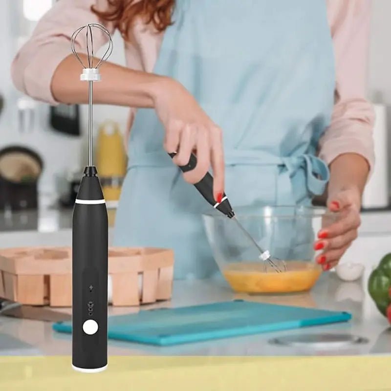 Electric Milk Frother – Coffee & Latte Foam Maker